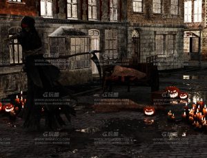 万圣节死神场景—布兰德（BL）工程源文件