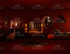 万圣节卧室—布兰德（BL）工程源文件