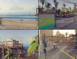 海边大城市度假区—布兰德（BL）工程源文件