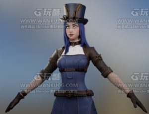 凯瑟琳—布兰德（BL）CG三维模型