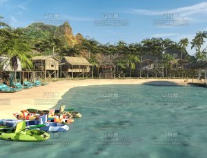 马尔代夫海滩—布兰德（BL）工程源文件