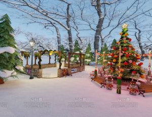 冬季圣诞节—布兰德blend项目源文件