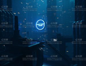 赛博朋克夜晚都市—布兰德blend项目源文件