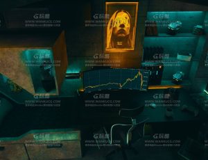 赛博朋克宅男卧室—布兰德blend项目源文件