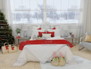 圣诞节房间—布兰德blend项目源文件