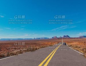 荒漠公路—布兰德blend项目源文件