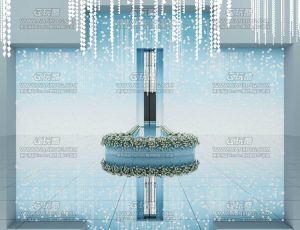 玻璃舞台走道—布兰德blend项目源文件