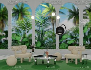 采访厅—布兰德blend项目源文件