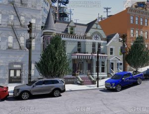 小城区—布兰德blend项目源文件