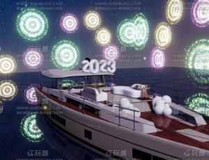 小轮船派对—布兰德blend项目源文件