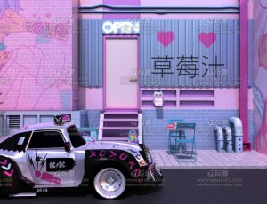 时尚街头场景—布兰德Blend项目源文件