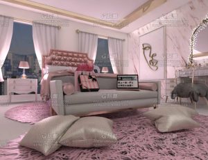 美女房间—布兰德Blend项目源文件