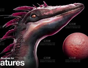 32 种用于生物的 Alpha 画笔