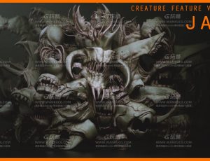 33 个怪物嘴和头骨 & IMM 笔刷包