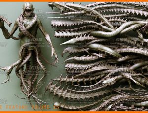 40个怪物ZBrush画笔和模型