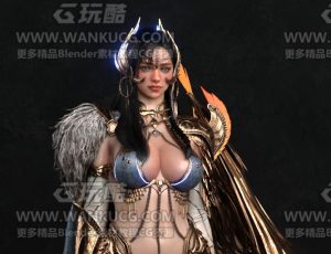 部落女战士—布兰德Blend模型