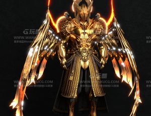 黑暗天使战士—布兰德Blend模型