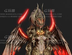 魔幻火焰骑士—布兰德Blend模型