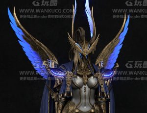 魔幻神族女战士3—布兰德Blend模型