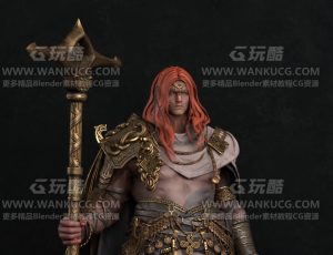 魔族法师—布兰德Blend模型