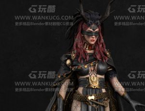 魔族女巫—布兰德Blend模型