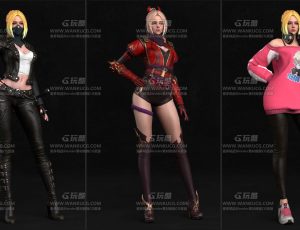 御姐高冷女忍者—布兰德Blend模型