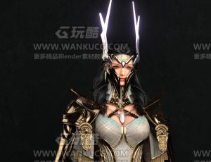 御姐女战士—布兰德Blend模型