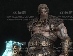 变异肌肉男战士—布兰德Blend模型