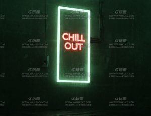 街头霓虹灯区—Blend项目源文件