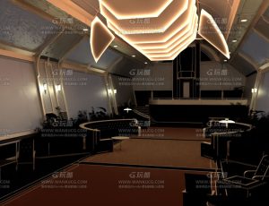 现代夜晚接客大厅—Blend项目源文件