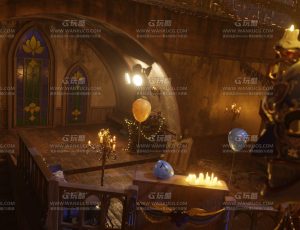 恶魔女巫森林房屋—Blend项目源文件