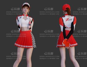 赛车女郎—布兰德Blend模型