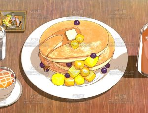 卡通美食—Blend项目源文件