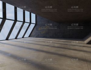 艺术展馆场景空间—Blend项目源文件