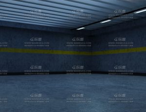 空荡停车场—Blend项目源文件