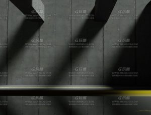 水泥墙暗室—Blend项目源文件