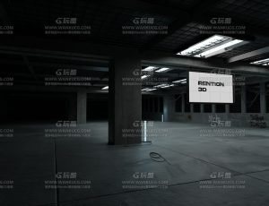 空荡地下楼房空间—Blend项目源文件