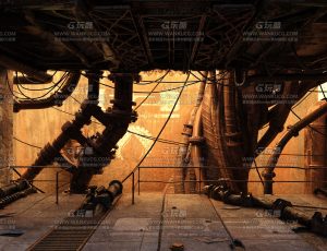 废弃机械密室加工厂—Blend项目源文件