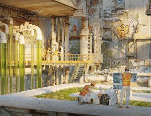 风格化科技老旧化工厂—Blend项目源文件