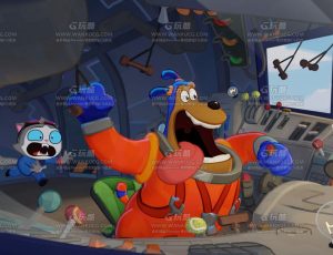 驾驶舱中的猫狗—Blend项目源文件