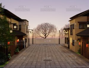 中式老街—Blend项目源文件