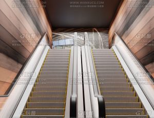 商场电梯—Blend项目源文件