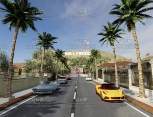 美国迈阿密街道—Blend项目源文件