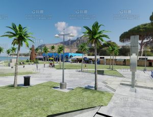 沿海公园—Blend项目源文件