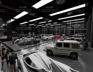 车展馆—Blend项目源文件