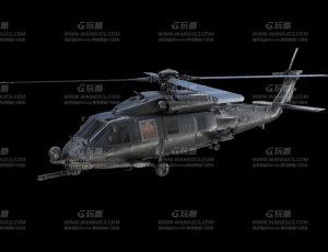 神罗直升战斗飞机—Blend模型