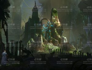 C4D三维辅助二维制作神秘森林神秘部落场景大师课
