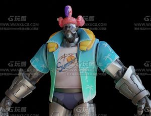 守望先锋2钢铁机器人—Blend模型