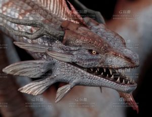 邪恶蛇龙—Blend模型