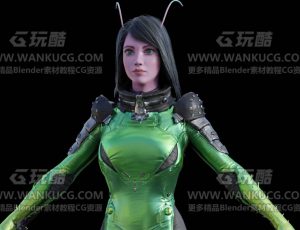 银河护卫队螳螂女—Blend模型